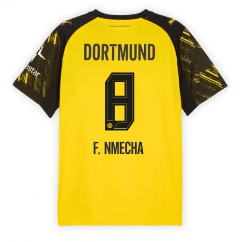 Borussia Dortmund Felix Nmecha #8 Replik Heimtrikot 2025-26 Kurzarm Borussia Dortmund Felix Nmecha #8 Replik Heimtrikot 2025-26 Kurzarm
